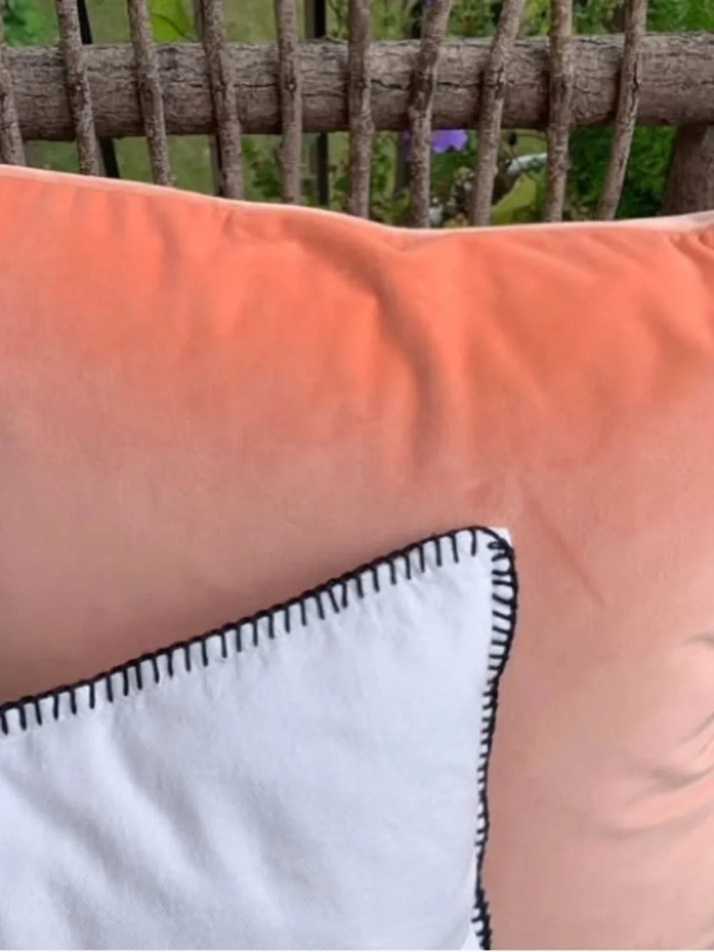 2 Fall Feather/Down Pillows -Rae Dunn🎃Pumpkin -Pier 1 Velvet Orange